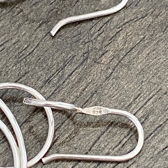 Silpada Sterling Silver Double Circle Dangle Earrings - Picture 3 of 3